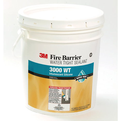 3M 3000WT-4.5gal Fire Barrier Water Tight Sealant, 4.5-Gallon Pail, Gray (7000006306) Product image for 3M 3000WT-4.5gal Fire Barrier Water Tight Sealant, 4.5-Gallon Pail, Gray (7000006306)