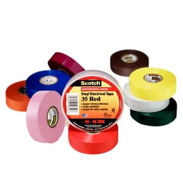 Scotch Vinyl Color Coding Electrical Tape 35 3/4 in x 66 ft Green 