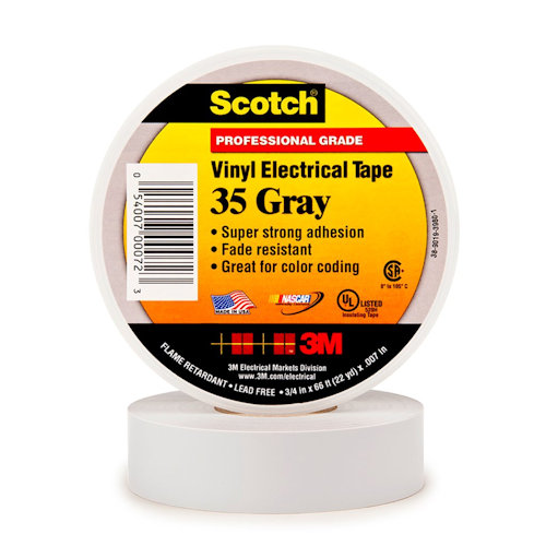 3M 35 GRAY 3/4-IN-X-66FT PHASE COLORED TAPE