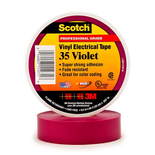 3M 35 VIOLET 3/4-IN-X-66FT PHASE COLORED TAPE