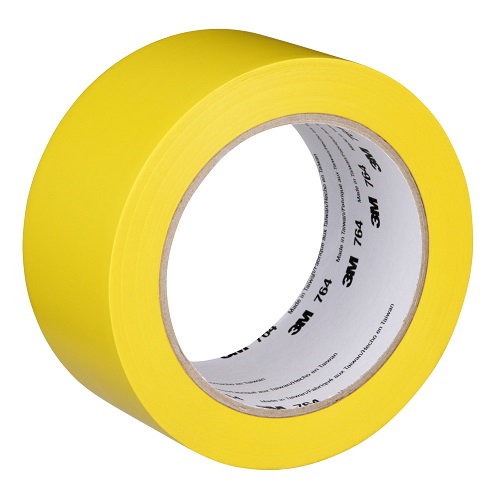 3M 764-2X36-YLW 25 Roll/Case 2 Inch x 36 Yard Yellow General Purpose Vinyl Tape Product image for 3M 764-2X36-YLW 25 Roll/Case 2 Inch x 36 Yard Yellow General Purpose Vinyl Tape