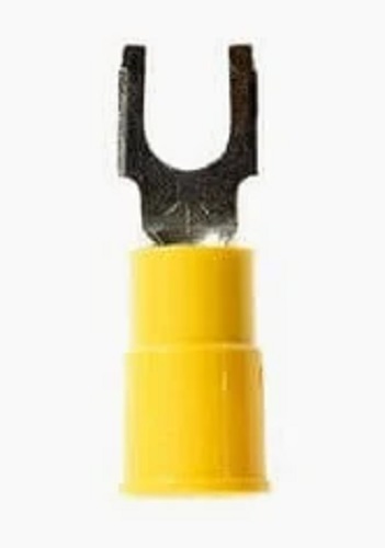 Product image for 3M 7000133646 Highland Vinyl Insulated Block Fork Terminal BFV10-10Q, AWG 12-10 (25/bag - 10 bags/case)