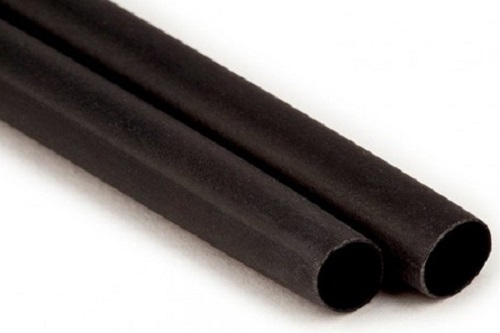 Product image for 3M ITCSN-0400-6"-Black-25 (7000031472) Heat Shrink Heavy-Wall Cable Sleeve, 12-6 AWG, Expanded/Recovered I.D. 0.40"/0.15", 6" Length, Black (25pcs/Case)