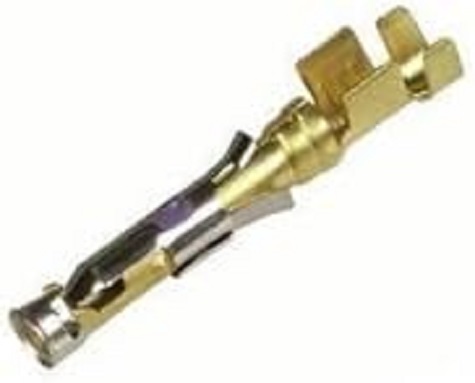 ALEL 66105-3 CONTACT; SOCKET; 16; BRASS; SIGNAL; GOLD (15) OVER NICKEL (50); 24-20 AWG