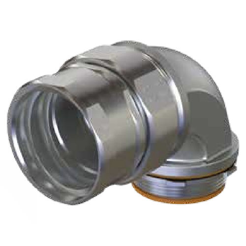 Product image for American Fittings FLX30090B 3" SPECflex™ 90deg Flex Connector w/Insulated Throat, Steel (USA)