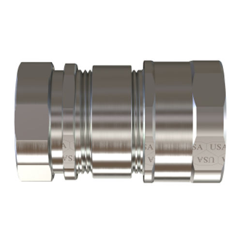 Product image for American Fittings FLXNT100 1" SPECflex™ Rigid Compression to Flex Connector, Steel (USA)