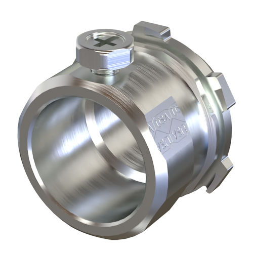 Product image for American Fittings SS52BUS 1" EMT Insulated Set Screw Connector, Steel (USA)