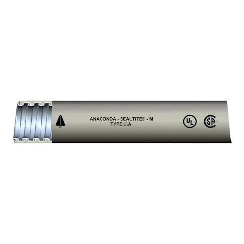 Product image for Anaconda 1-1/2" Type-UA Gray Flexible Liquidtight Conduit (34254) - Cut to Length