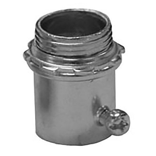 Product image for Appleton 4050ST 1/2" EMT Steel Set Screw Insulated Connector