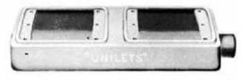 Product image for Appleton FS-2T-50 UNILET 1/2 2 GANG TAN