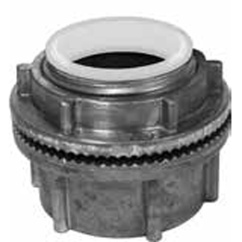 Product image for Appleton HUB-300A 3" Threaded Rigid/IMC Conduit Hub, Insulated Throat, Aluminum