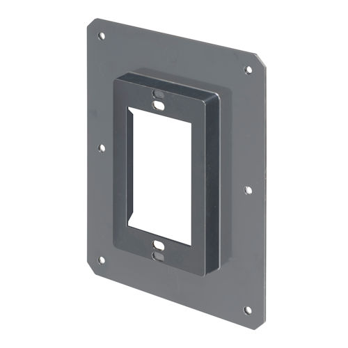 Product image for Arlington VB1 Non-Metallic Vapor Barrier Cover for 1-Gang Plastic/Steel Box, Black