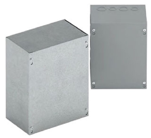 Product image for B-Line 15124SCNK Wall Mount, NEMA 1, Screw On Cover, 16 Gauge, 12" x 15" x 4"