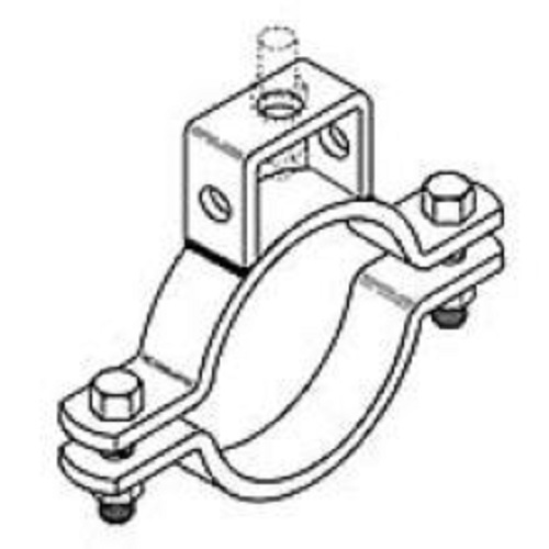 Product image for B-Line B38634ZN Suspension Rod Pipe Strap, 3/4", Zinc Plated