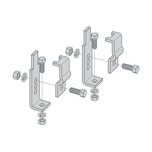 Product image for B-Line SB227E3FB RWAY STAND-OFF KIT
