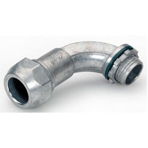 Product image for Bridgeport 895-DC2 3/8" 90D Snap Type Connector, PVC JMC / TECK, Die Cast