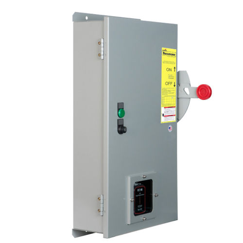 Product image for Bussmann PS2T48R1KGN2BF3 Quik-Spec® Power Module Switch Elevator Disconnect, 200A 480V, 120VAC Coil Interface Relay, 200A Neutral Lug, 3-Pole Relay, NEMA1