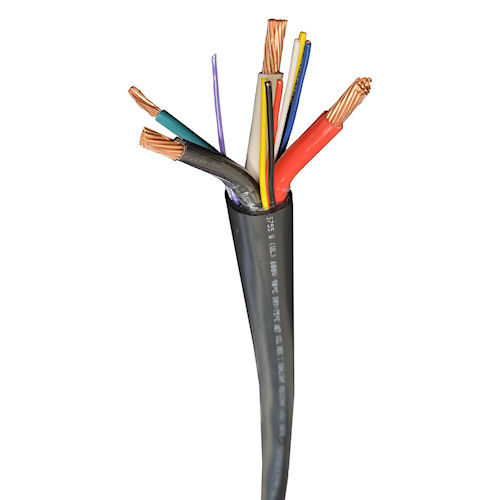 Product image for CableMaster CM-HSBCC-LRGPLUS2-JT84-MR Generator Comp Cable, Copper (3/3, 8/1, 18/9), Black Jacket for 17-24KW Home Standby Generator w/ Remote Aux Switch, 2023 NEC Compliant TC-ER-JP