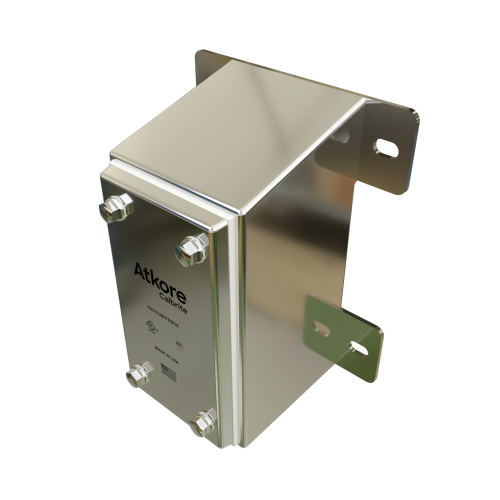 Product image for Calbrite S610100BHE 10" x 10" x 10" Stainless Steel Hygienic Enclosures