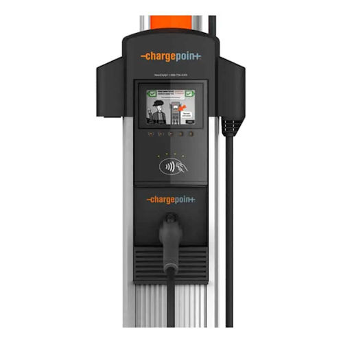 ChargePoint CPCT4013-GW1-WALL 6ft Single Port Wall Mount EV Charger Kit, Consists of: 1-CT4010-HD-GW-LTE, 1-CT4000-CMK6, 1-CT4003-BD, 1-CT4003-CAP