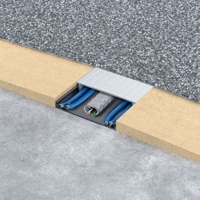 Connectrac CT.XP-06-25.1C 6' EXPRESS Under Carpet Kit w/ 25' Single