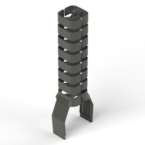 Product image for Connectrac FX-XP-VWM-DG Express On/Under Vertical Wire Manager