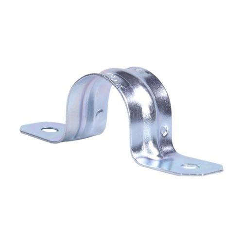 Product image for Crouse-Hinds Series 496 4-3/4 Inch Steel 2-Hole Rigid Conduit Strap