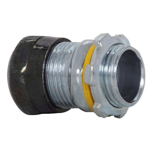 Crouse-Hinds Series 659RT 4 Inch Steel Non-Insulated Raintight Compression Straight EMT Connector Crouse-Hinds Series 659RT 4 Inch Steel Non-Insulated Raintight Compression Straight EMT Connector