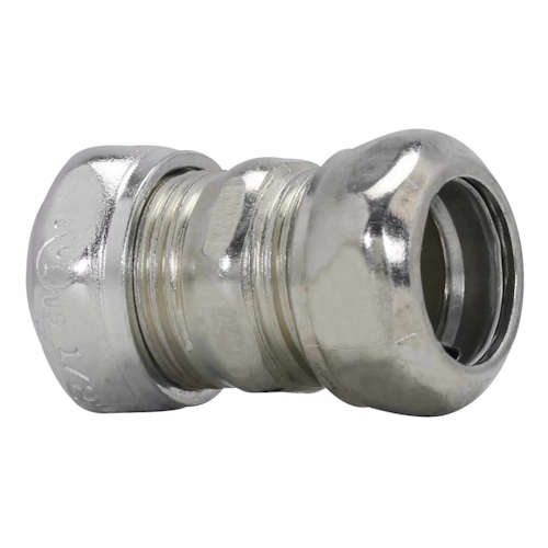 Crouse-Hinds Series 666 2-1/2 Inch Steel Compression EMT Coupling Crouse-Hinds Series 666 2-1/2 Inch Steel Compression EMT Coupling