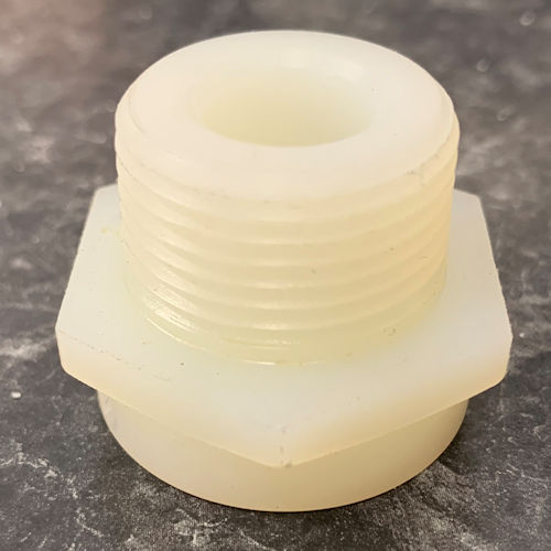 Product image for Crouse-Hinds DPZ6030S4-S001 3/4" NPT x 15mm Drain, NYL66, No Hole in Thread