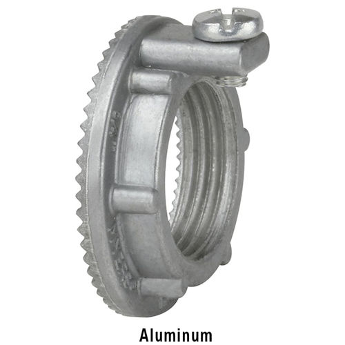 Product image for Crouse-Hinds / Myers™ STAGN-2 3/4" Ground Nut, Aluminum