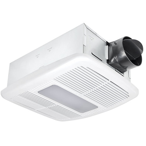 Product image for Delta Breez RAD80LED 80 CFM Exhaust Fan / LED Dimmable Light w/ Heater