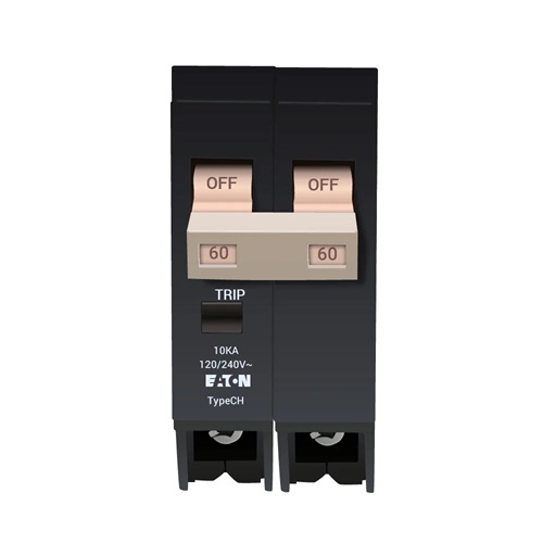 Product image for C-H CHF260 2 POLE 60 AMP 120/240V C/B