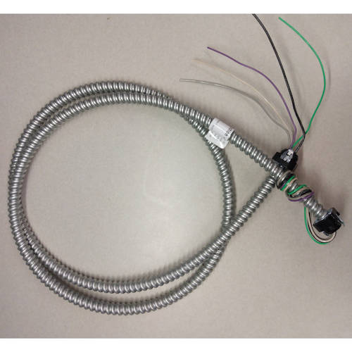 Product image for Econo-Whip JJ-WHIP-18/5 6ft Flexible Whip, 0-10V Dimming, Black-Purple-Gray-White-Green