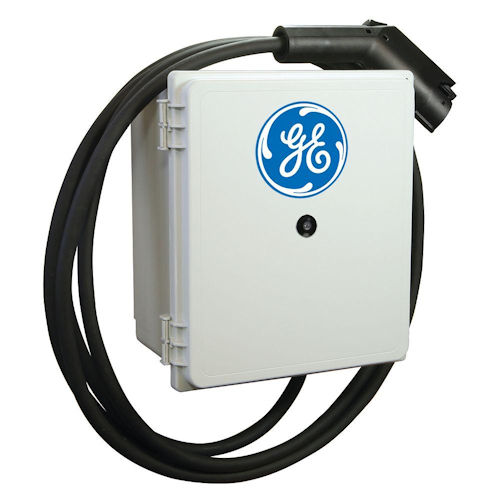 Product image for GE EVDSWGH-CP01 Residential DuraStation™ Electric Vehicle Charger, Level 2, 18ft Cord