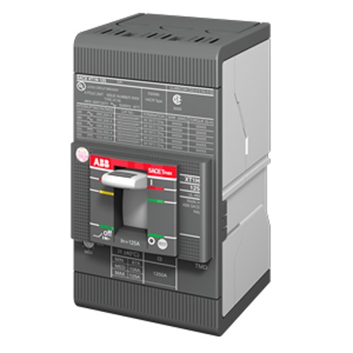 Product image for ABBLV XT1HU3125AYD000XXX NEXT1H 125 TMF 125-1250 3P F F UL/CSA