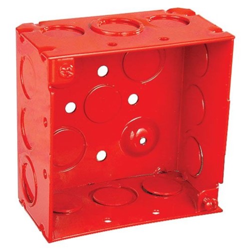Product image for GARV 52171-3/4-RED 4IN OCT BOX