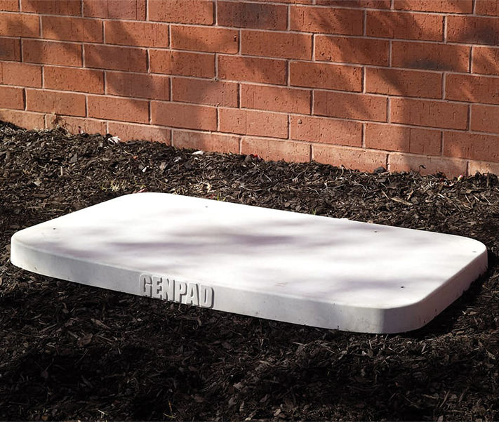 Product image for Generac 10000007852 Genpad, 54" x 31" x 3" (Includes Bag of Bolts)