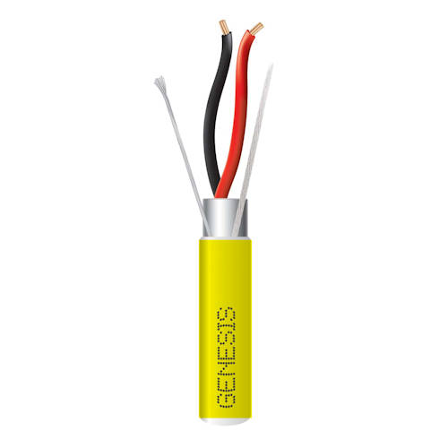 Genesis 32142102 18/2 Stranded, Shielded, Plenum Rated Security