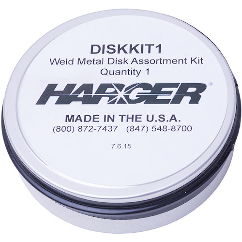 Product image for Harger DISKKIT1 Disk Kit, Contains (60) Small, (30) Medium, (30) Large
