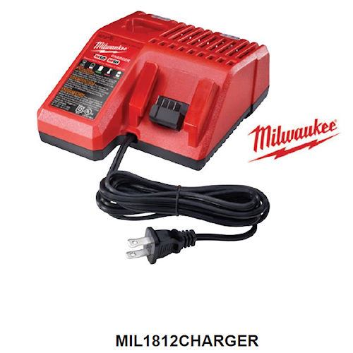 Product image for Harger MIL1812CHARGER Milwaukee 1812 Battery Charger, accepts M18 & M12 Battery Packs