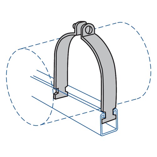 Product image for Haydon Strut Corp C-1104-2 2 Inch Universal Clamp
