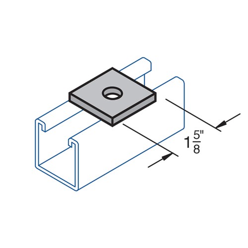 Product image for HAYDON F-201-1/4IN-EG EG 1/4IN SQUARE WASHER