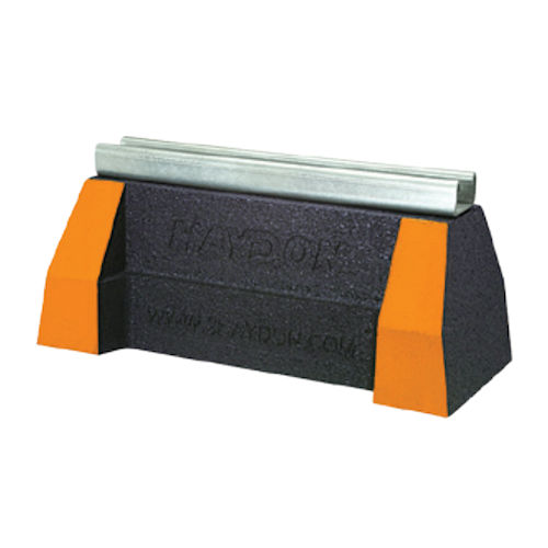 Product image for Haydon HBS-10-H-164-PG H-Block Rooftop Support System w/ 13/16" H-164 Pre-Galvanized Steel Channel, 1-Base, 4-7/8" Height, 10" Length, 2500lb Load Capacity