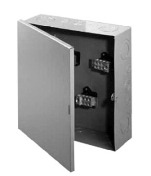 Product image for Hoffman ASB124 Distribution Splitter Box, Steel, 600VAC 125A, 4 Wire