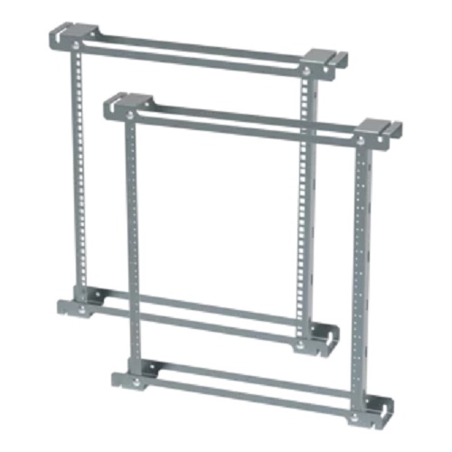 Product image for Hoffman PTRA1936TPL ProTek Rack Angles, Tapped, 33.25 19U, Plated, Steel