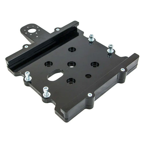 Product image for Hubbell HBLIMBJ Cord Reel Mounting Bracket w/ Junction Box Mount, Cast Aluminum