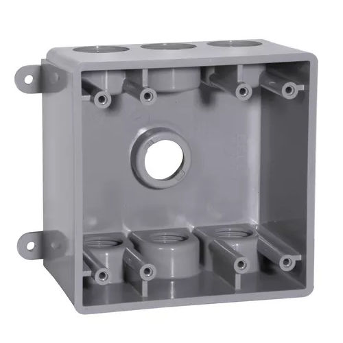 Bell PDBD77550GY 2-Gang Deep Outlet Box, (3) 1/2