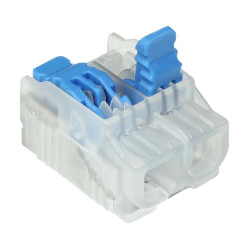 Product image for Ideal 30-50L22J In-Sure® 2-Port Lever Wire Connector (Model L22) #12 AWG 20A 600V (Jar of 500)