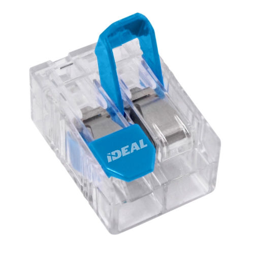 Product image for Ideal 30-10L32 In-Sure® 2-Port Lever Wire Connector (Model L32) #10 AWG 30A 600V (100/Box)